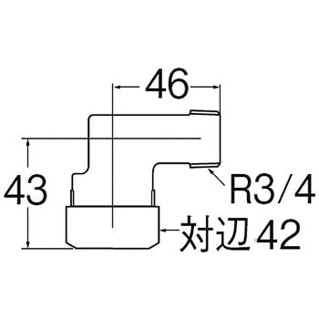 ポリパイジョイントエルボ1種オス SANEI