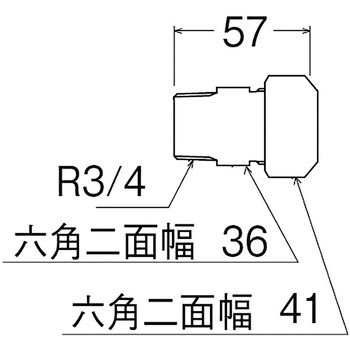 オスアダプター SANEI