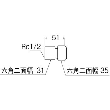 メスアダプター SANEI