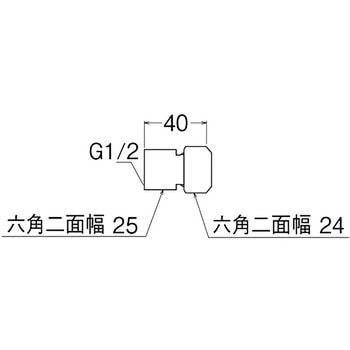 メスアダプター平行 SANEI(旧:三栄水栓製作所)
