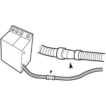 洗濯機排水ホース差込口 SANEI