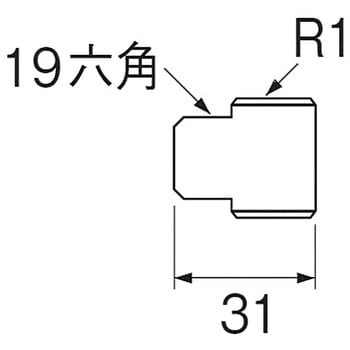 砲金プラグ SANEI 給水管継手 【通販モノタロウ】