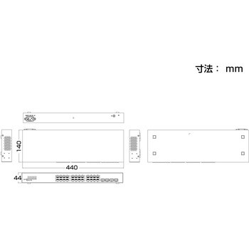 EHB-SG2B24 スイッチングハブ ギガビット WEBスマート対応 VLAN