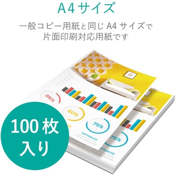 スーパーファイン紙 インクジェット用 高画質 片面 厚手 A4サイズ エレコム