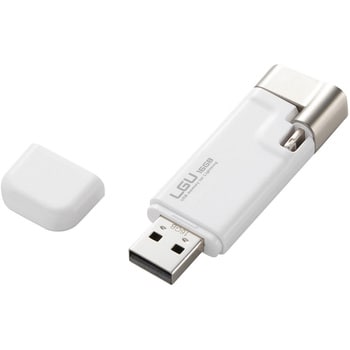 LMF-LGU216GWH USBメモリ USB2.0 iPhone iPad Lightning 1年保証 Made for iPhone/iPad/iPod  1個 ロジテック 【通販モノタロウ】