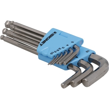 ステンレスボール付ロング六角棒レンチセット SIGNET(シグネット)