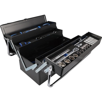 メカニックツールセット両開き トレイ付 9．5SQ SIGNET(シグネット)