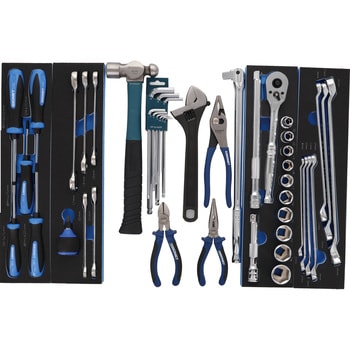 メカニックツールセット両開き トレイ付 12．7SQ SIGNET(シグネット)