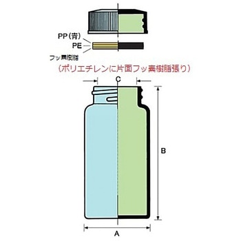 TSスクリュー管瓶 マルエム(理化学・容器)