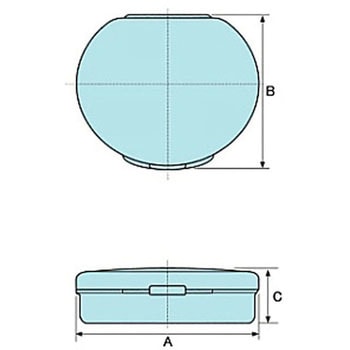 チャームケース マルエム(理化学・容器)