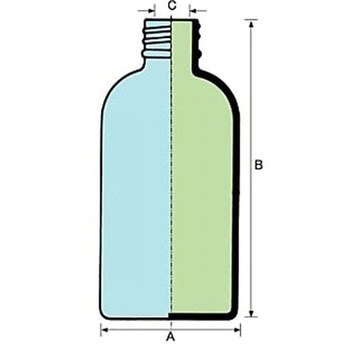 細口規格瓶 マルエム(理化学・容器)