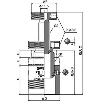 FS300LS スクリューサポートロングストローク型 1組(2個) スーパー