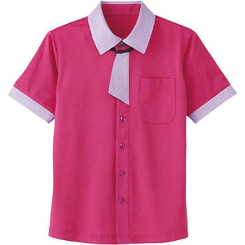 HEARTGREEN HM-2629 Knitti shirt tunic 半袖ニットシャツ(男女共用) カーシーカシマ