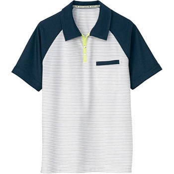 HEARTGREEN HM-2299 Marine border Polo 半袖プルオーバー(男女共用) - カーシーカシマ