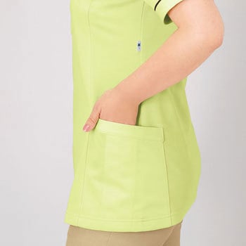 HEARTGREEN HM-2449 Air through Polo long 半袖プルオーバー(男女共用) カーシーカシマ