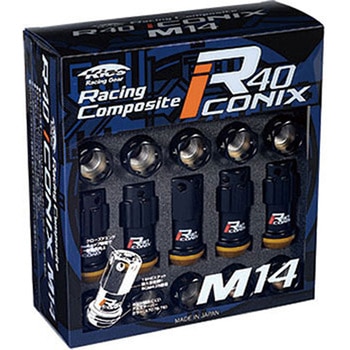 Racing Composite R40 iCONIX M14 x P1.5 (Lock & Nut Set) (Cap Less) KYO-EI
