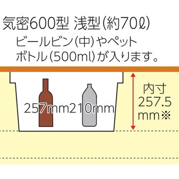 YT612K-WH+PT60-A 樹脂枠気密型床下収納庫 浅型(12mmフローリング用) 1