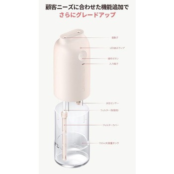 充電式コードレス加湿器 H3+ LUMENA(ルーメナー)