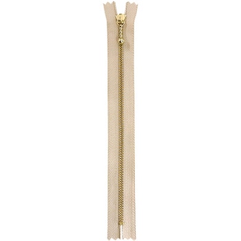 玉付きファスナー16cm No.3 ゴールド 止め 10本入 YKK
