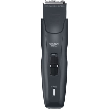 バリカン ヘアカッター コードレス 1アタッチメント 【ショートコーム】 刈り高さ(1~30mm) 防水性能(IPX7) 水洗いOK 国内・海外両用 抗菌 ダークグレー テスコム