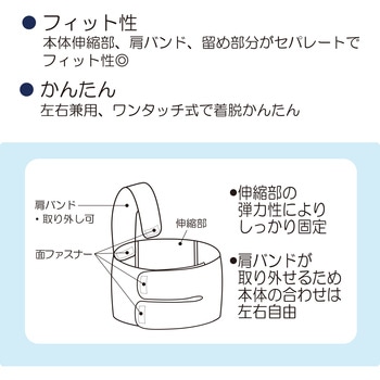 マトラあんしん胸帯しっかり固定 フリー 20cm幅 - 竹虎