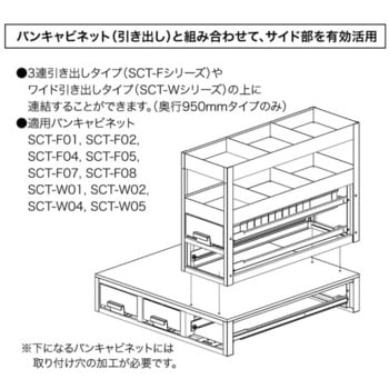 バンキャビネット(サイド棚) DENSAN(デンサン/ジェフコム)