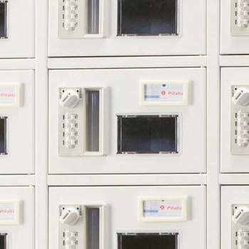 N-forme 貴重品ロッカーダイヤル錠窓付 仁張工作所