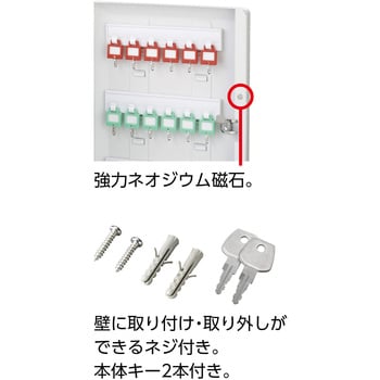 KB-30H キーボックス 1台 日本緑十字社 【通販サイトMonotaRO】