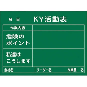 危険予知活動表 日本緑十字社