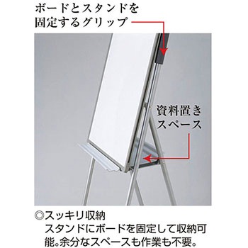 ホワイトボード(スタンドセットタイプ) 日本緑十字社