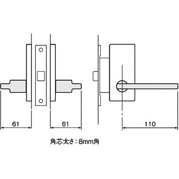 NOMOS L11レバーハンドル アトムリビンテック