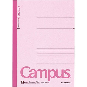 キャンパスノート(カラー表紙)6号(セミB5)A罫 コクヨ 綴じノート 