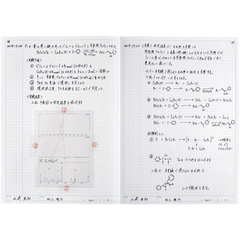 ノ-LBB205S リサーチラボノート(エントリーモデル) コクヨ 背見出しシール2片付き 枚数52 方眼罫 サイズA4 【通販モノタロウ】