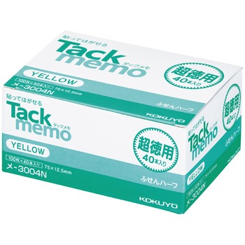 タックメモ 超徳用タイプ 付箋ハーフ コクヨ