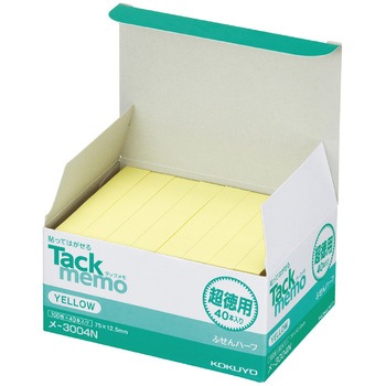 タックメモ 超徳用タイプ 付箋ハーフ コクヨ