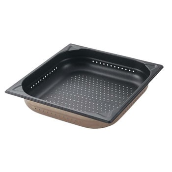 プロシェフ18-8ノンスティック 穴明ガストロノームパン - EBM(江部松商事)