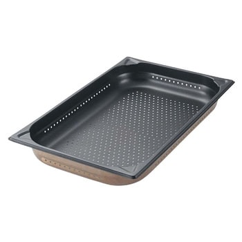 プロシェフ18-8ノンスティック 穴明ガストロノームパン - EBM(江部松商事)