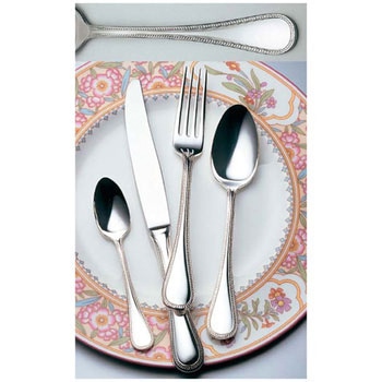 LW No.18400 18-10フレンチアクセント 24pc.ディナーセット (6客用) 273460 LW 18-10 #18400 フレンチアクセント デザートナイフ(H・H)ノコ刃付 18