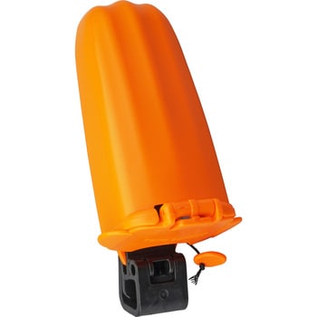 No.1962-OK 収納式耳栓(三重傘タイプシリコーンゴム製耳栓使用 あらゆるミゾ付きヘルメット用) 東洋物産工業(旧トーヨーセフティー)  コードあり オレンジ色 - 【通販モノタロウ】
