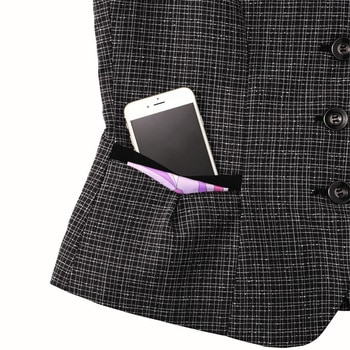 ENJOY EAV-684 TWEEDY CHECK ベスト カーシーカシマ