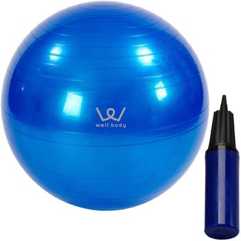 バランス運動 エクササイズボール エアポンプ付き アルインコ エクササイズ用品 通販モノタロウ Exg025a