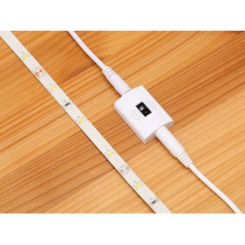 #haruru(はるる)かんたんに貼れるLEDテープ YHL-120YS【AC電源】【非接触スイッチ】 ユアサ(ユアサプライムス)