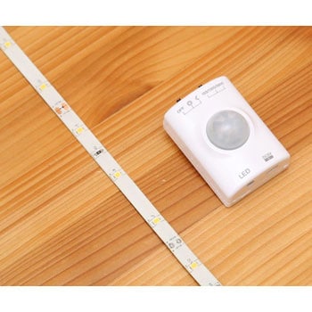 #haruru(はるる)かんたんに貼れるLEDテープ YHL-100YMC【充電式】【人感・明暗センサー】 ユアサ(ユアサプライムス)