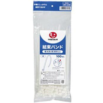 結束バンド白 スマートバリュー