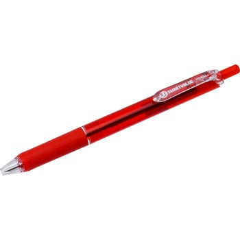 【新品】（まとめ） スマートバリュー ノック式油性ボールペン10本 H048J-RD-10赤【×10セット】