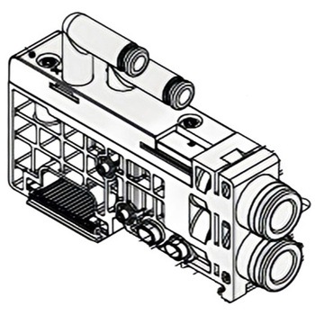 4ポートソレノイドバルブ カセットタイプマニホールド SMC