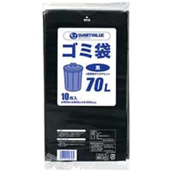 ゴミ袋LDD黒 スマートバリュー