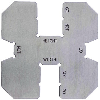 ガスケット幅・高さ測定限界ゲージ 新潟精機(SK) 【通販モノタロウ】