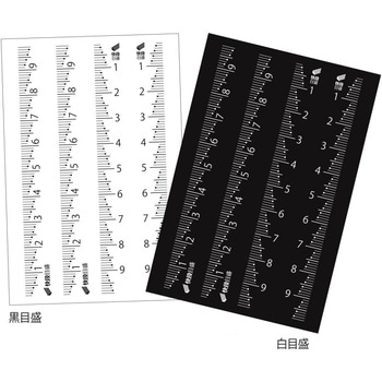 快段目盛ものさしシール SK(新潟精機)