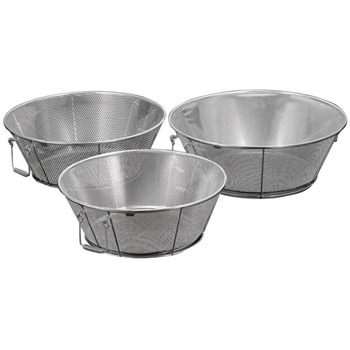 18-8 パンチング揚げざる 弁慶(本間冬治工業)